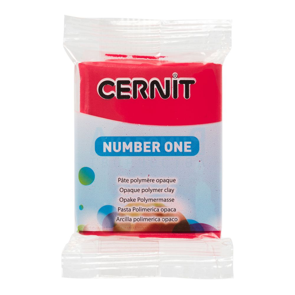Cernit Number One полимерная глина 400 цвет красный 56 гр.