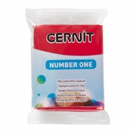Cernit Number One полимерная глина 463 цвет красный новогодний 56 гр.
