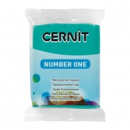 Cernit Number One полимерная глина 620 цвет изумрудный 56 гр.