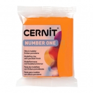 Cernit Number One полимерная глина 752 цвет оранжевый 56 гр.