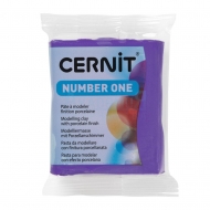 Cernit Number One полимерная глина 900 цвет фиолетовый 56 гр.