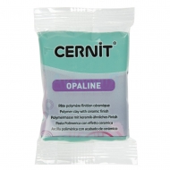 Cernit Opaline полимерная глина 637 цвет зеленый селадон 56 гр.