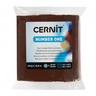 Cernit Number One полимерная глина 800 цвет коричневый 250 гр.