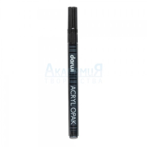 Акриловый маркер DARWI Acryl Opak 100 цвет черный 0,8 мм 