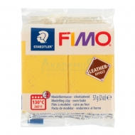 FIMO Leather Effect полимерная глина 8010-109 цвет желтый шафран