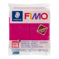 FIMO Leather Effect полимерная глина 8010-229 цвет ягодный