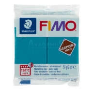 FIMO Leather Effect полимерная глина 8010-369 цвет голубая лагуна