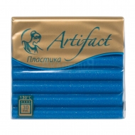 Пластика Artifact Glitter 261 цвет синий с блестками 56 гр.