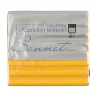 Пластика Sonnet Сонет 211 цвет желтый с блестками 56 гр.