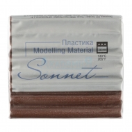 Пластика Sonnet Сонет 419 цвет коричневый с блестками 56 гр.