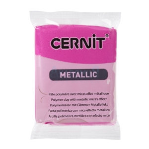 Cernit Metallic полимерная глина 460 цвет маджента 56 гр.