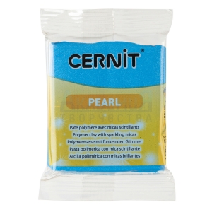 Cernit Pearl полимерная глина 200 цвет синий 56 гр.
