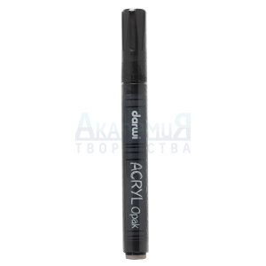 Акриловый маркер DARWI Acryl Opak 100 цвет черный 2,0 мм 