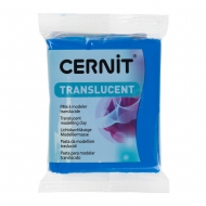 Cernit Translucent полимерная глина (275) цвет сапфир 56 гр.