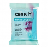 Cernit Translucent полимерная глина (280) цвет голубой тюркиз 56 гр.