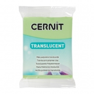 Cernit Translucent полимерная глина (605) цвет зеленый лимон 56 гр.
