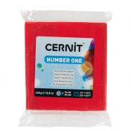 Полимерная глина Cernit Number One (400) цвет красный 250 гр.