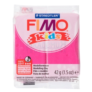 FIMO kids полимерная глина 8030-262 цвет блестящий розовый