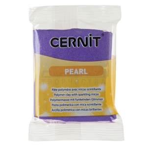 Полимерная глина Cernit Pearl (900) цвет фиолетовый 56 гр.