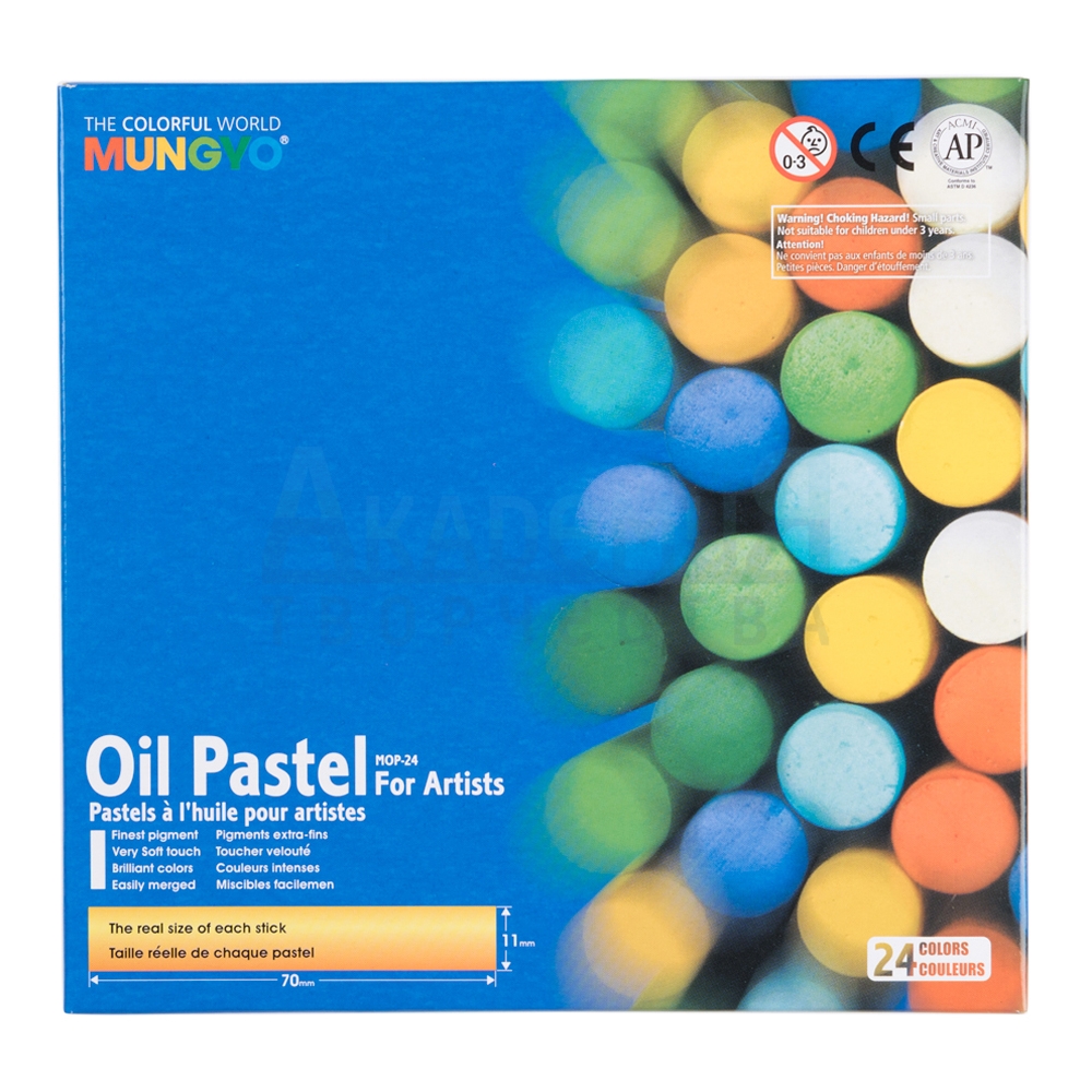    Mungyo Oil Pastels   24 