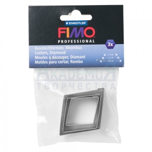 FIMO professional 8724 04 набор каттеров ромб 3 формы