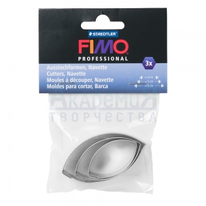 FIMO professional 8724 05 набор каттеров рыбка 3 формы