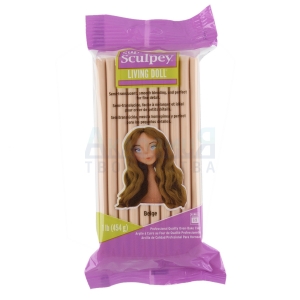 Super Sculpey Living Doll  Beige 454 .