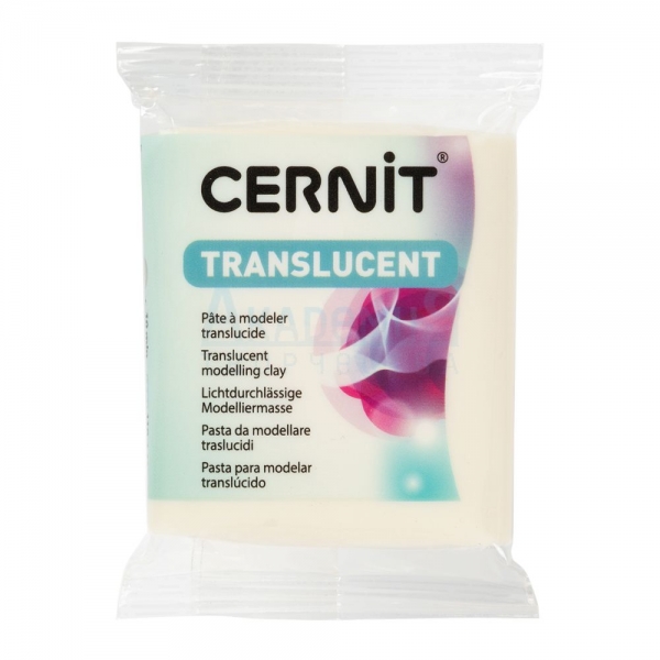 Cernit Translucent полимерная глина 024 цвет светящийся в темноте 56 гр.