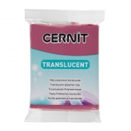 Cernit Translucent полимерная глина 411 цвет бордовый 56 гр.