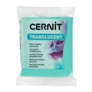 Cernit Translucent полимерная глина 620 цвет изумрудный 56 гр.