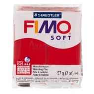 FIMO soft полимерная глина 8020-2P цвет рождественский красный